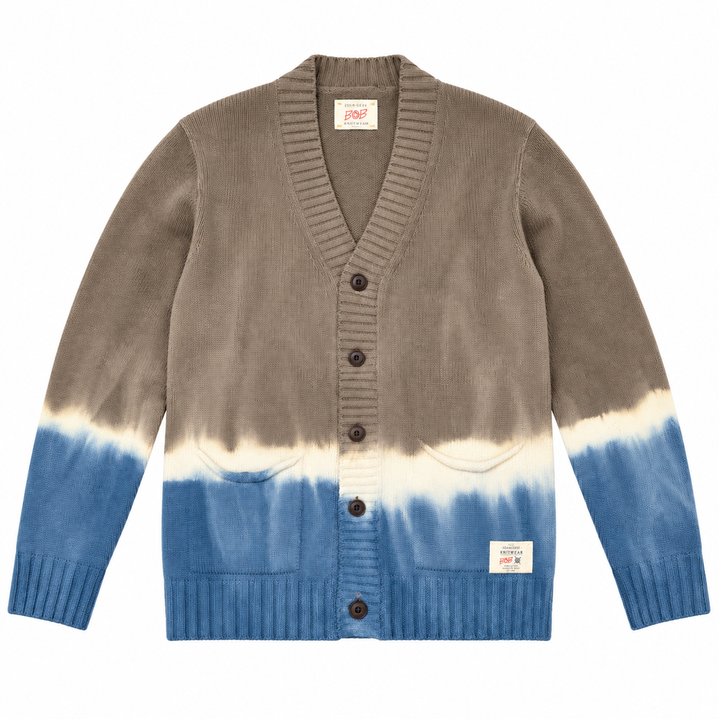 Bob Maglia uomo cardigan balza sfumata mod. A27BREAKUNICA - immagine 1