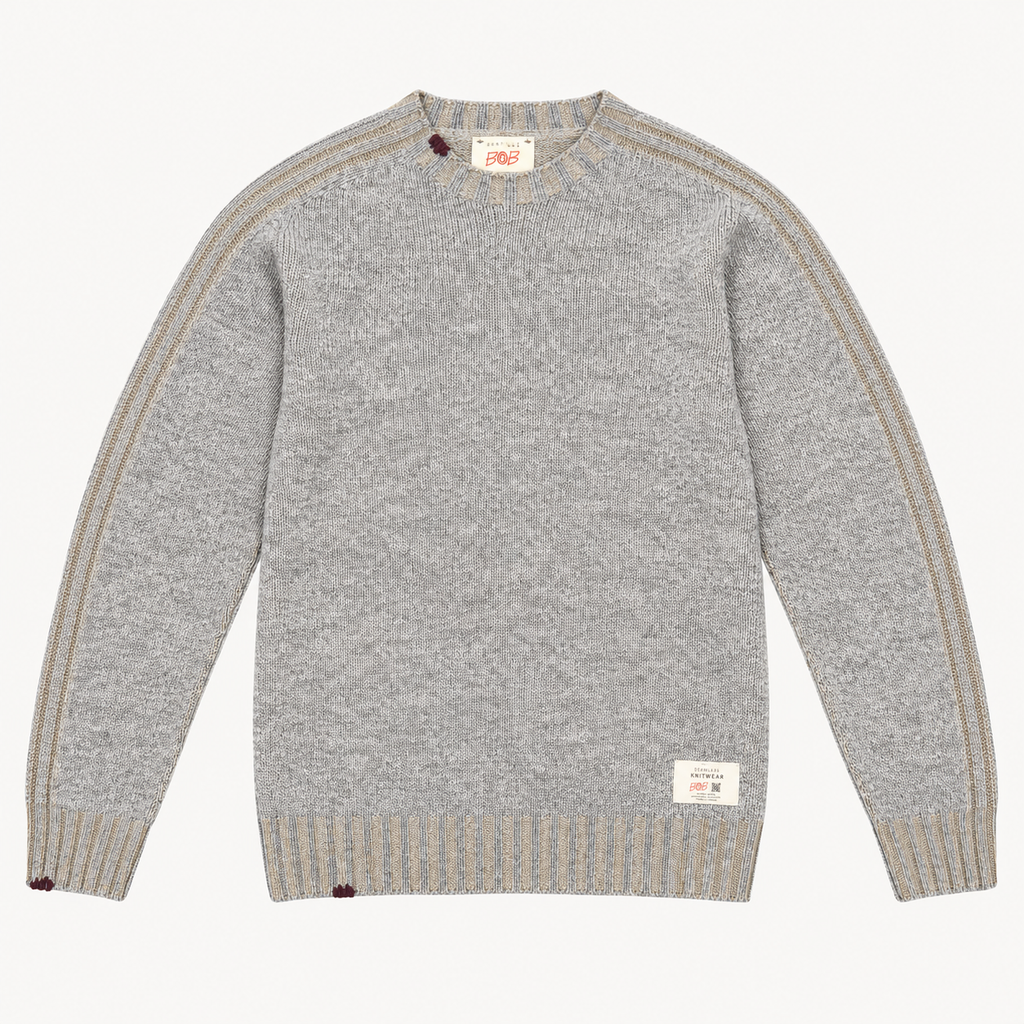 Bob Maglia uomo girocollo maglieria lana vanisé mod. FIN - immagine 5