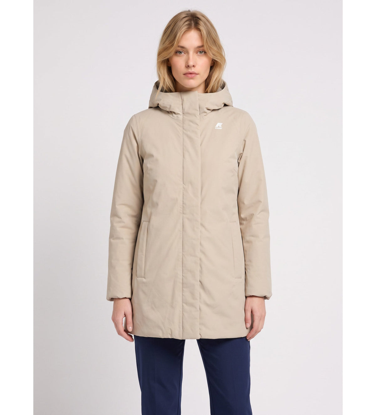 K-way Giubbino donna mod. Sophie twill soft beaver Beige K8144CW-D0S - immagine 1