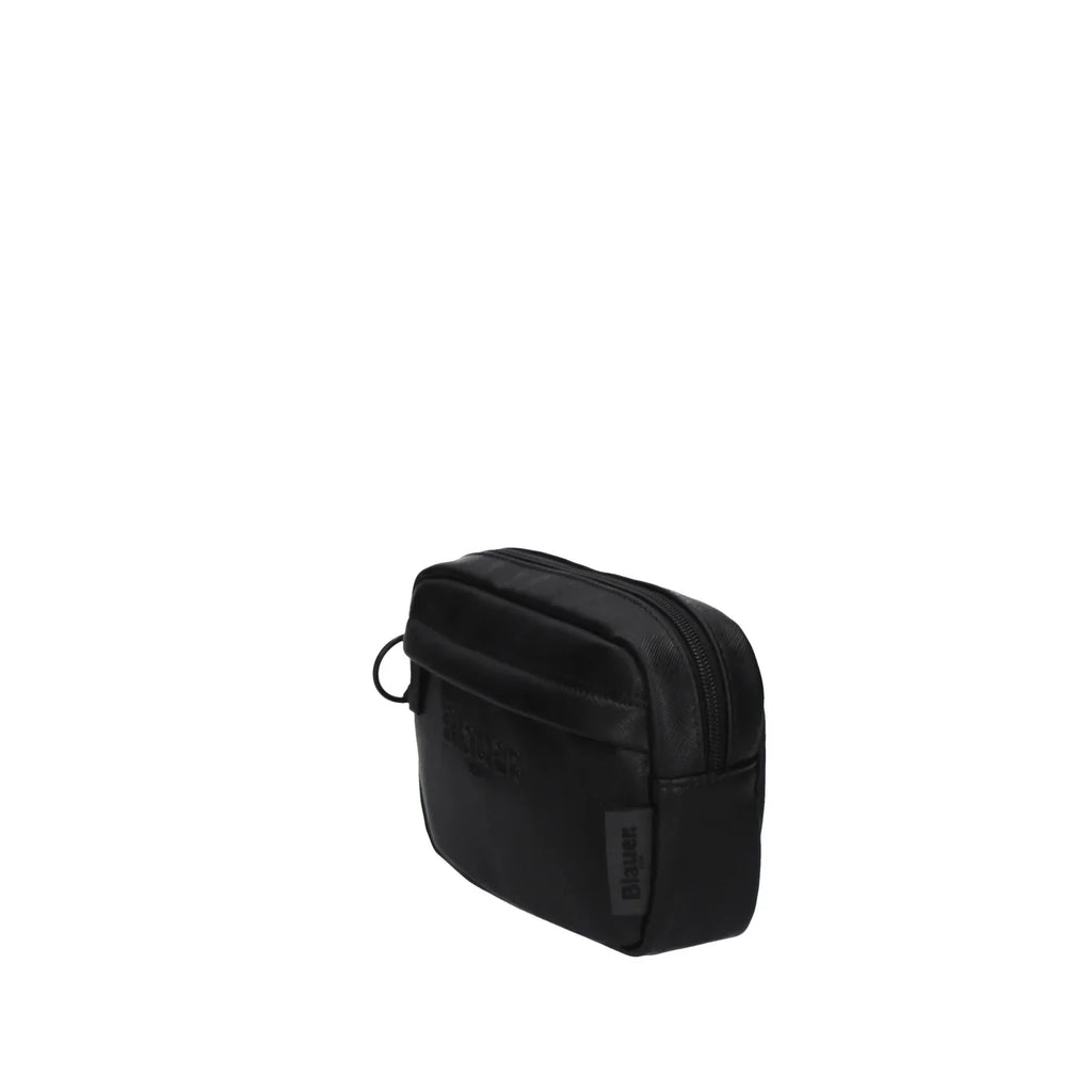 Blauer Pochette uomo saffiano leather clutch F6GOY03/WAL BLACK