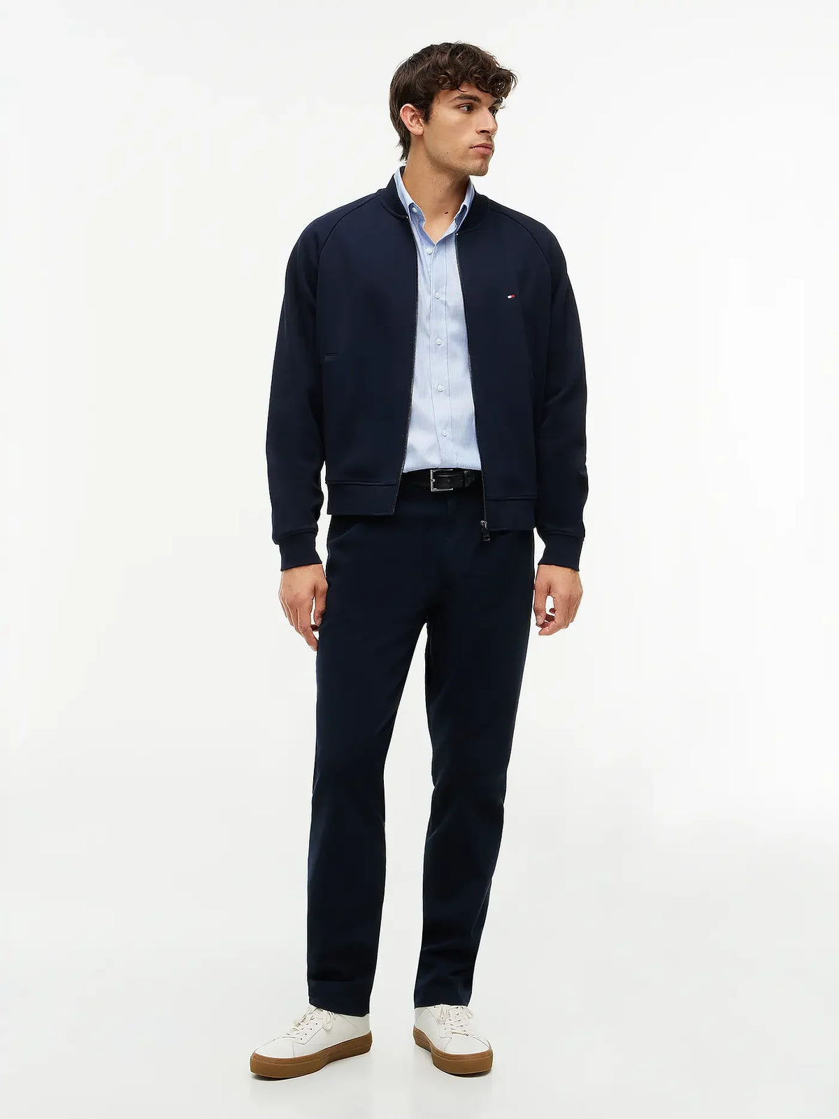 Tommy Hilfiger Felpa uomo bomber jacket MW0MW44934DW5 - immagine 2